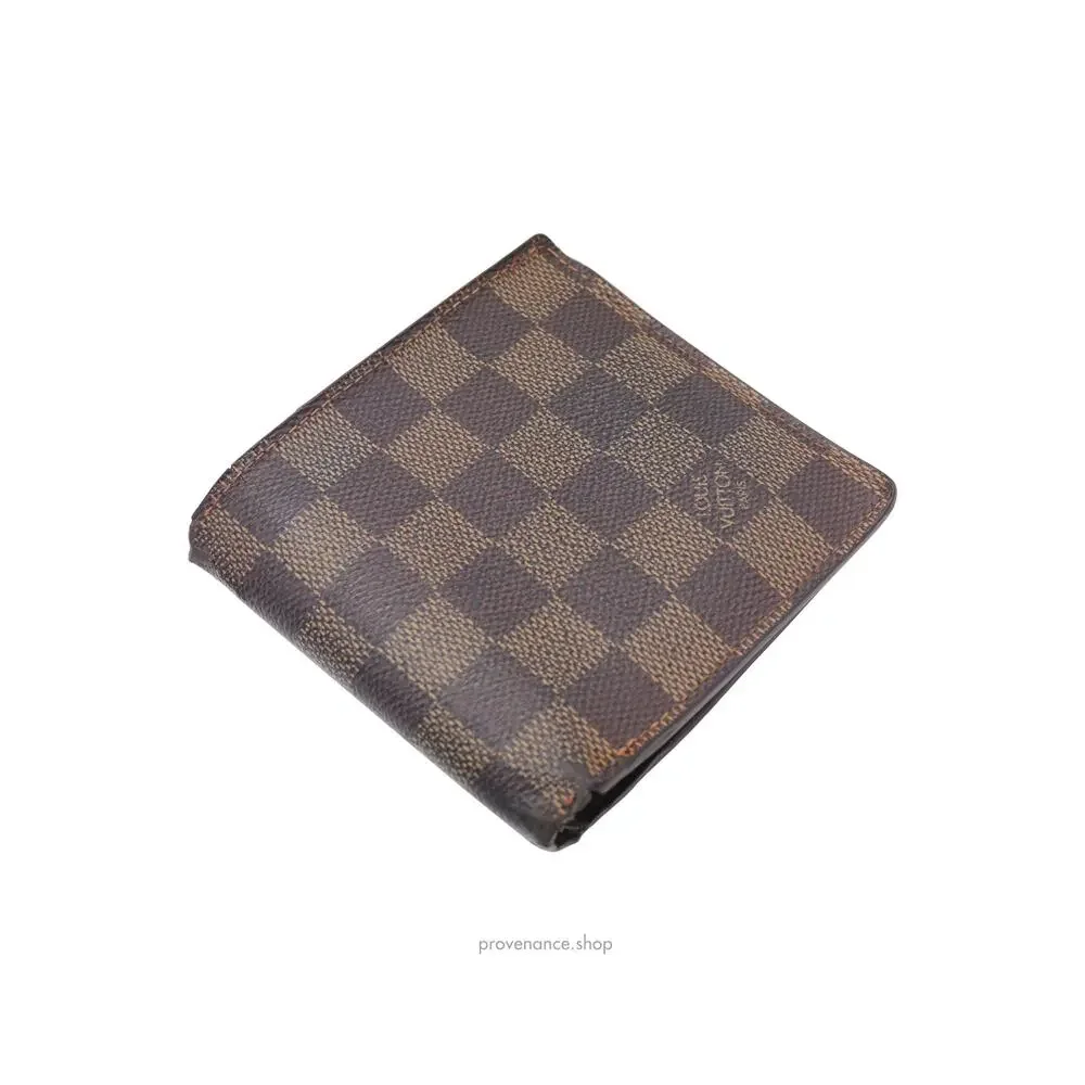 🔴 Louis Vuitton Marco Wallet - Damier Ebene